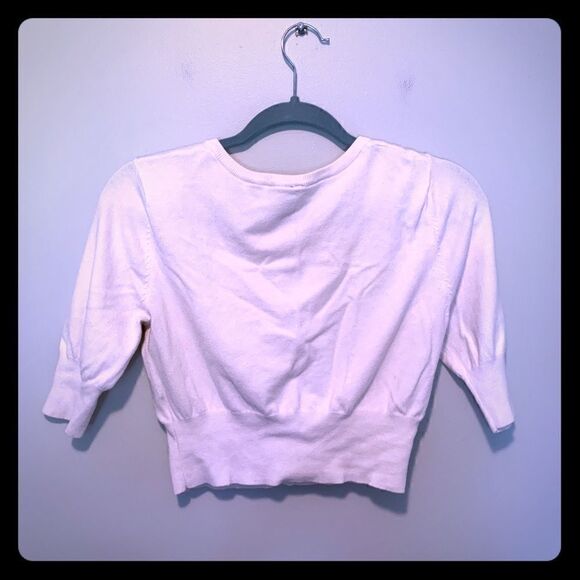 Women’s White takeout Cardigan  - Picture 5 of 5